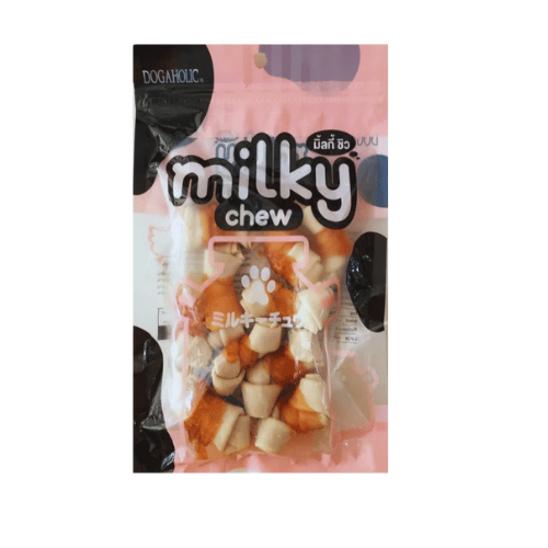 Dogaholic Milky Chew Knotted Bone Chicken Style Dog Food