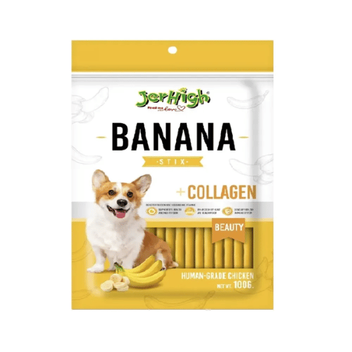 Jerhigh Chicken Banana Stick Dog Treat Snack