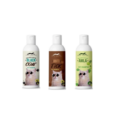 Trio of Tailored Treatments: Specialized Pet Shampoo Collection
