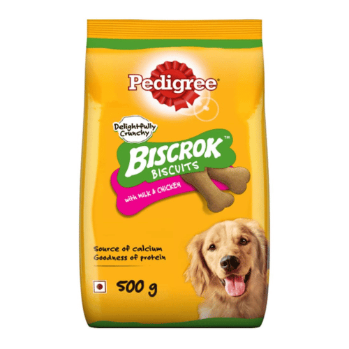 Pedigree Biscrok With Milk &amp; Chicken Dog Biscuits