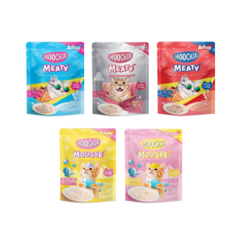 Moochie Culinary Collection for Cats: Meaty Meals &amp; Kitten Mousse