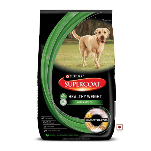Purina Supercoat Healthy Weight Adult 12 Months Dog Food With Chicken