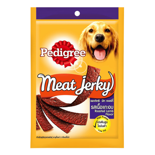 Pedigree Meat Jerky Adult Dog Treat , Roasted Lamb
