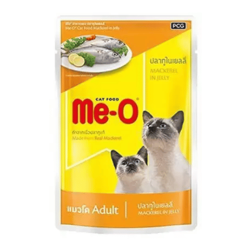 Me-O Adult Cat Food - Mackerel In Jelly