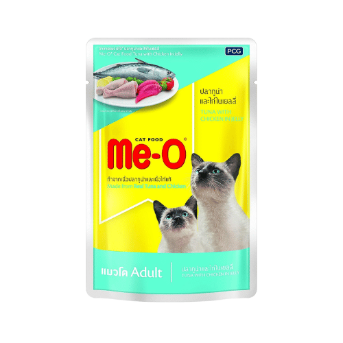 Me-O Adult Cat Food - Tuna with Chicken In Jelly