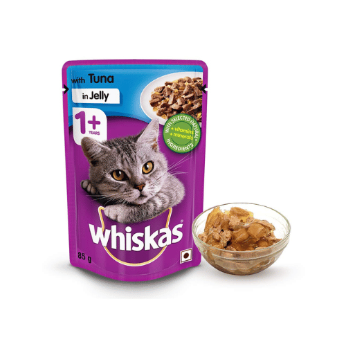 Whiskas Adult 1 Year Wet Cat Food Tuna in Jelly