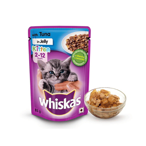 Whiskas Kitten (2 - 12 Months) Wet Cat Food - Tuna In Jelly