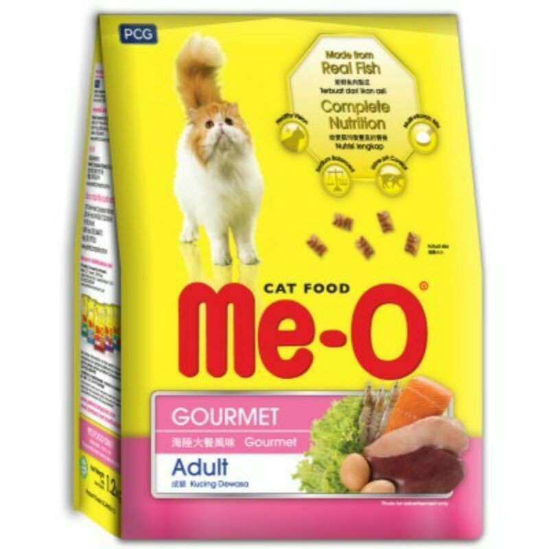 Me-O Adult Cat Food, Gourmet